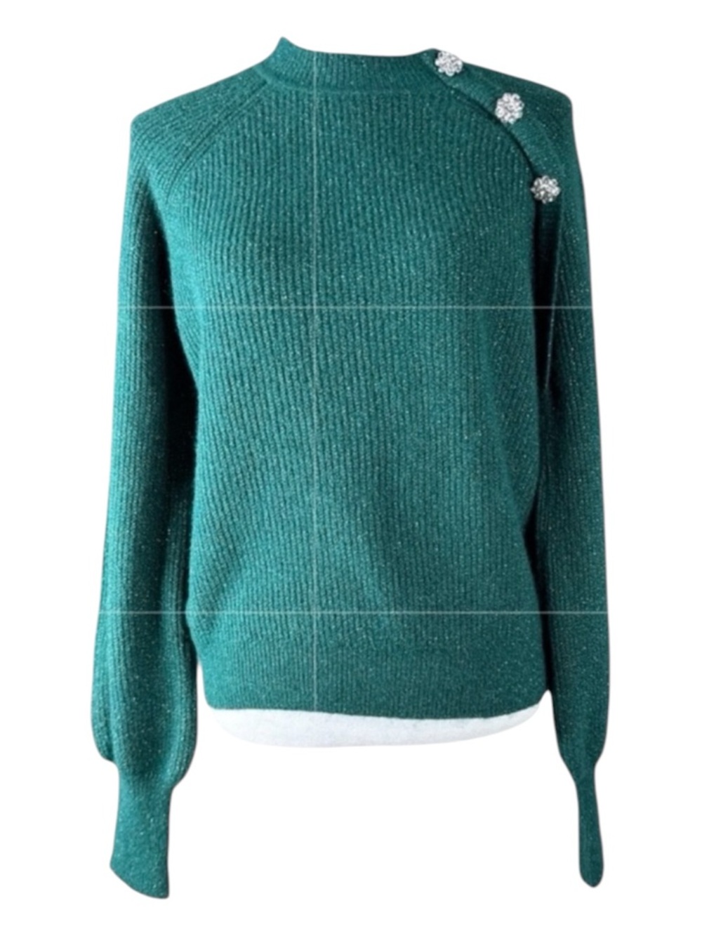 ON 34TH (Macy's Brand) Forest Green Sweater, Size M.